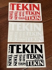 VINTAGE Team TEKIN DECAL STICKER SHEET RC MODEL CAR decals