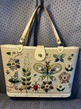 Vintage Enid Collins Summer Time Bucket Purse 1964