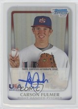 2011 Bowman Chrome USA 18U National Team Refractors /417 Carson Fulmer Auto 6j0