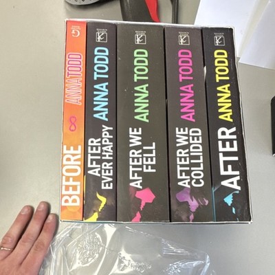 Anna Todd After Series Collection Box Set: After, Collided, Fell, Ever Happy, B 