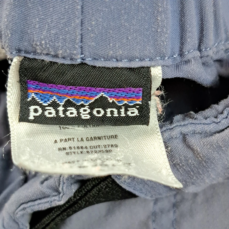 复古巴塔哥尼亚短裤女式大号紫色尼龙腰带户外远足 — 第 2/4 张图片