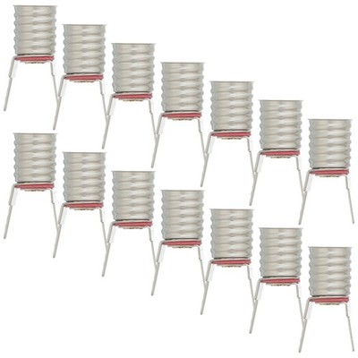 20pcs Miniature Bulb Socket Holder 2 Pins Nickel Plated Brass Lamp Fixture,