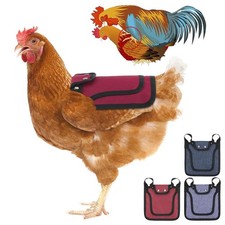 1/3 Pack Chicken Saddle Apron Hen Back Protector Waterproof Canvas Poultry Guard
