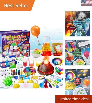 70 Lab Experiments Science Kits for Kids Educational Scientist Toys Birthday ...