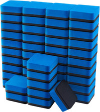 Favourde 48 Pack Magnetic Whiteboard Dry Erase Erasers Chalkboard Cleansers for