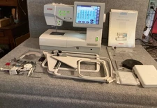 Janome Memory Craft MC 11000 Computerized Sewing Embroidery Machine 2.0 EXTRAS!