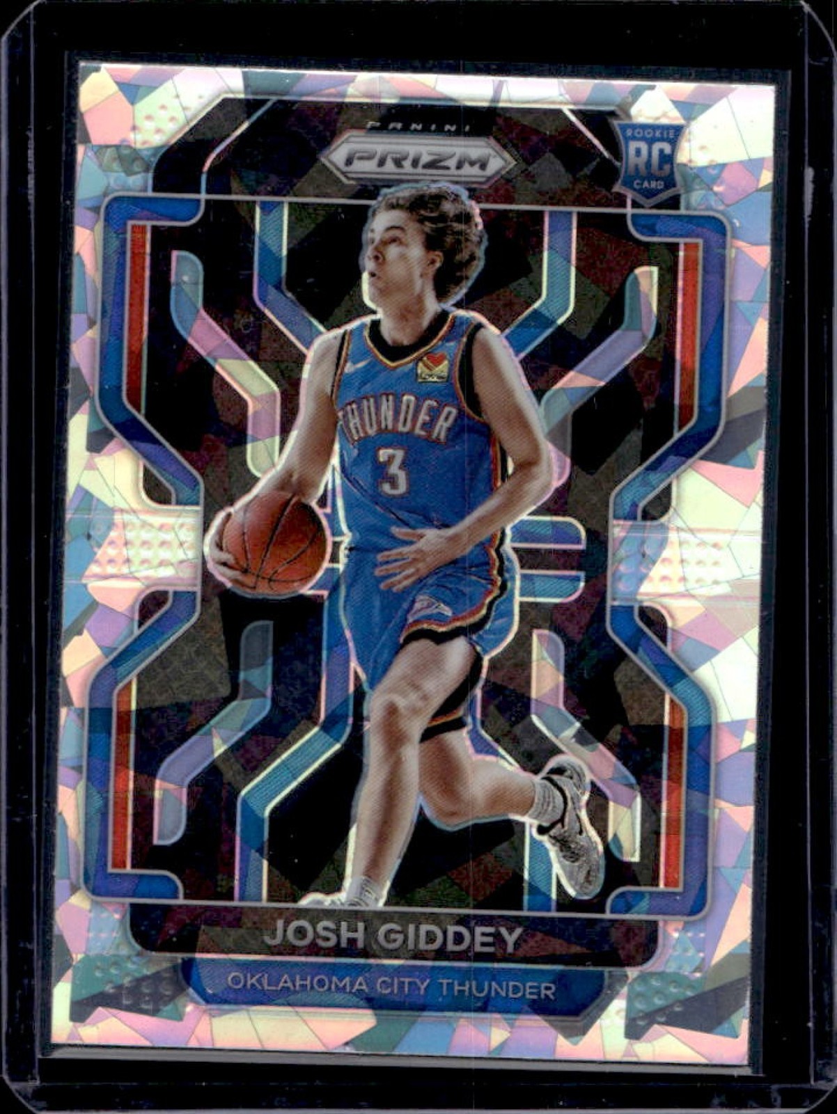2021-22 Panini Prizm Josh Giddey RC Ice Rookie #301 Thunder