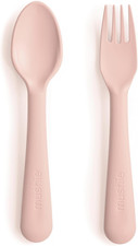 Flatware Fork and Spoon Set for Kids  Made in Denmark Blush 