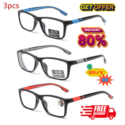 3 PACK MENS READING GLASSES SPRING HINGES BUSINESS METAL 1.5 2.0 2.5 3.0 3.5 UKV