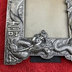 Vintage Antique Chinese Imperial Dragon Flaming Pearl Picture Frame 20s ROC — photo 2