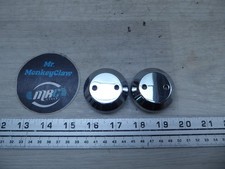 1976 Bmw R756 Airhead S20812. Front Fork Top Covers Caps
