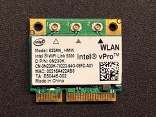 Intel WiFi Link 5300 Wireless Network Adapter Model: 533AN HMW  DP/N : 0N230K 
