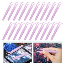 50 Pcs Pointed Tweezers Drawing for Crafts Projects Plastic Kids Beads