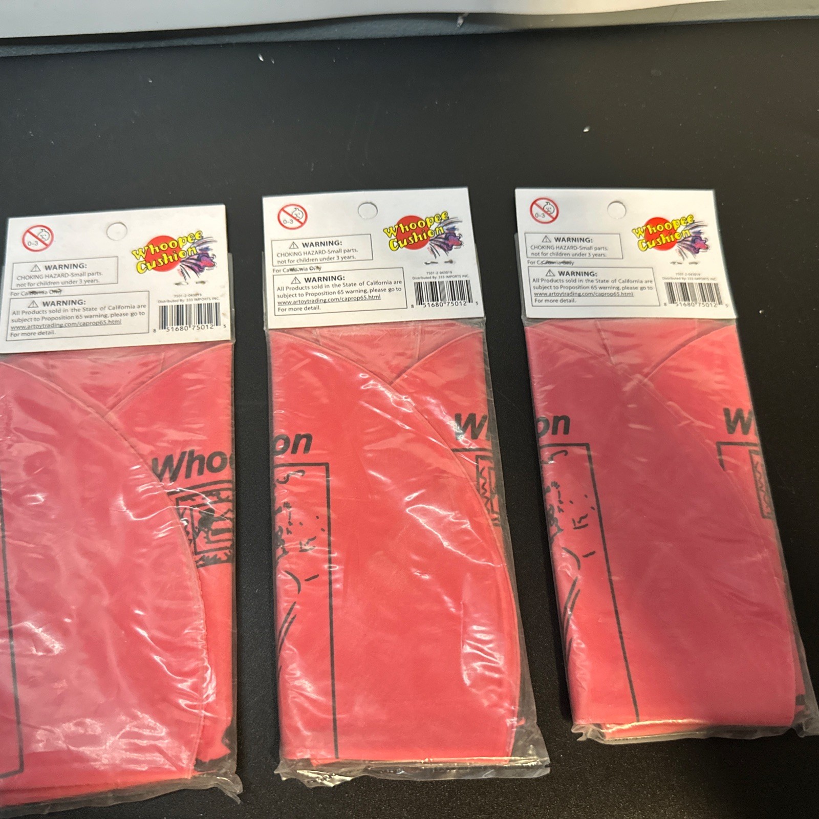 Whoopee Cushion  School Party Fart Bag Funny Prank Nostalgic Fart X 3