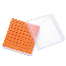 81 PCS 2ml Plastic Cryo Tubes Small Vials Screw Caps Sample PP Silica Gel