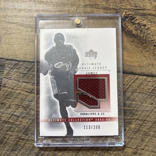 2003-04 LeBron James UD Ultimate Collection Jerseys RC Rookie /200 #LJ-J