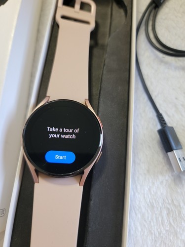 Samsung Galaxy Watch4 SM-R865 40mm Aluminiumgehäuse Band Pink Gold *siehe Beschreibung - Bild 4 von 7
