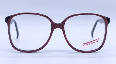 Vintage Brille CHEVRON 6429 Vollrand Brillengestell Unisex Eyeglasses Frame 80s