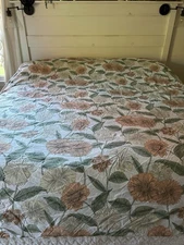 The Company Store Duvet Cover Cotton Meadow Blooms Queen  Size Cotton