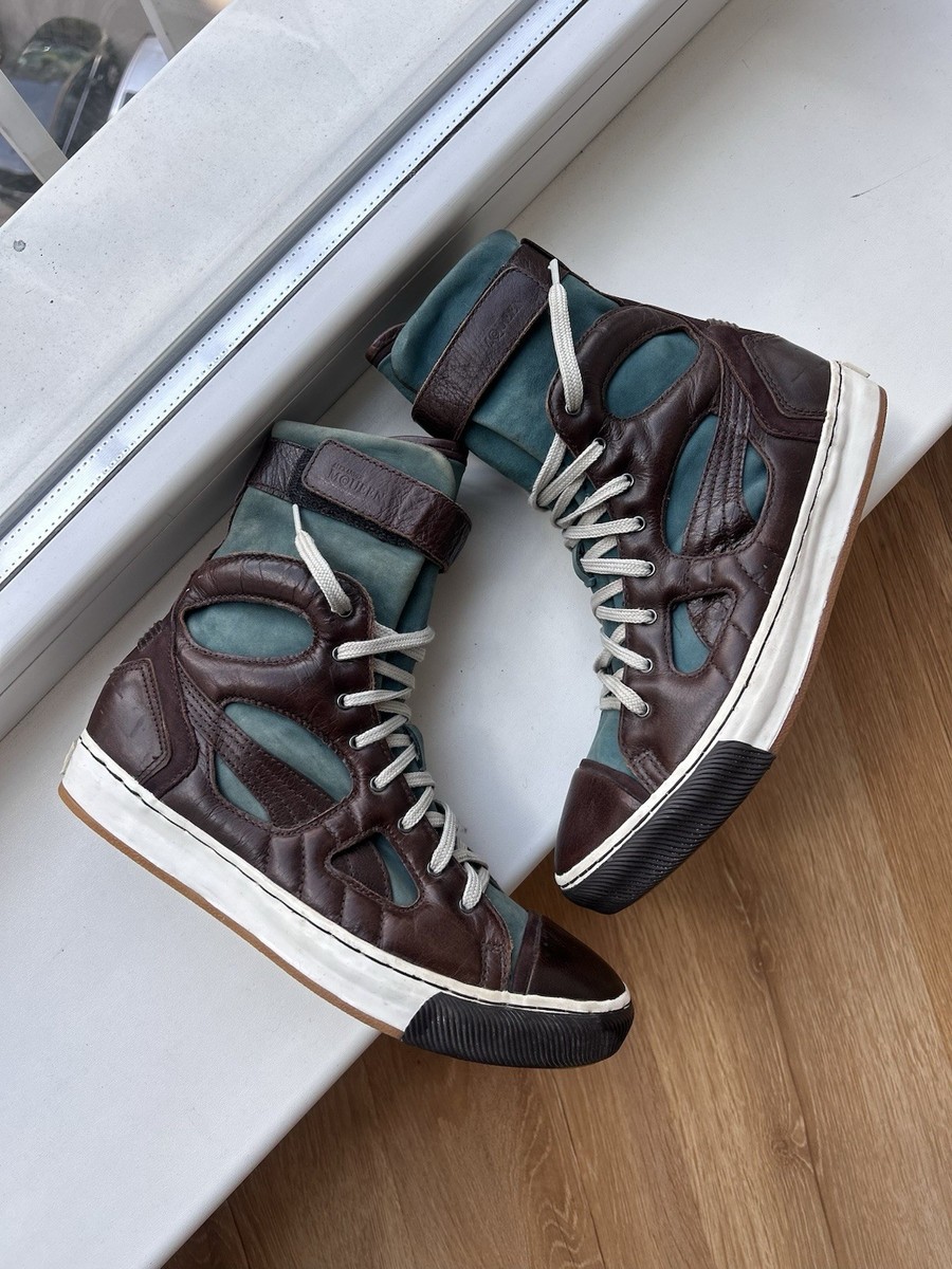 Alexander McQueen x Puma Leather High Top Sneakers US 9 | eBay