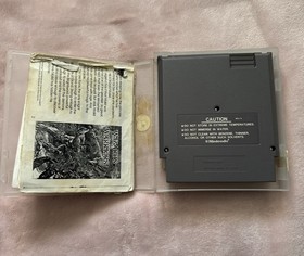 Wizards & Warriors (Nintendo NES) istruzioni parziali autentiche e custodia