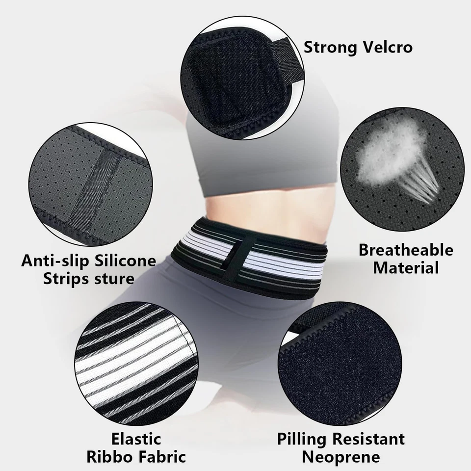 Ortho Rückenkomfort Ischias Gürtel Rutschfester Verstellbarer Ortho Gürtel Be... - Bild 3 von 4