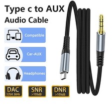 Type-C to 3.5mm Audio Extension Cable USB C Headphone Jack Adapter Cable