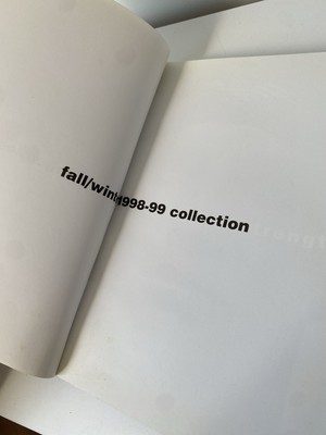 洋書 Giorgio Armani Fall/Winter 1998-99 新しい到着 Armani Giorgio Fall/Winter Catalog 1998-99