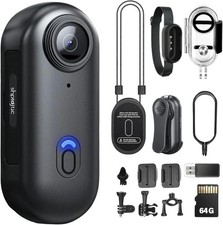 64G Body Camera 4K, POV Pro 4K,Wearable Camera with 360°Rotatable Clip & Ma