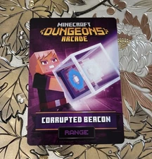 Minecraft Dungeons Arcade Card Corrupted Beacon #20/143 Unique
