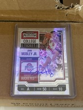 2024-25 NIL Ohio State John Mobley Jr Contenders Ticket Auto Purple /50 Rookie
