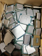 Lot 10 Lbs Mix CPU Pinless Metal on top for Scrap Gold Recovery