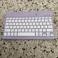 Cimetech Wireless Bluetooth Ultra Thin Purple Keyboard for Tablets