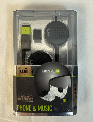 Twiins Hands Free 3.0 Intercom Bluetooth Headset for Helmet