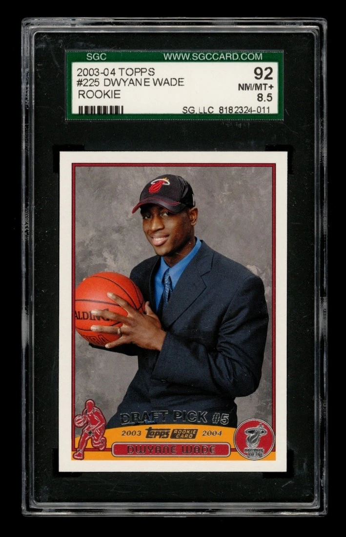 Topps Dwyane Wade Basketball Rookie Sports Trading Cards