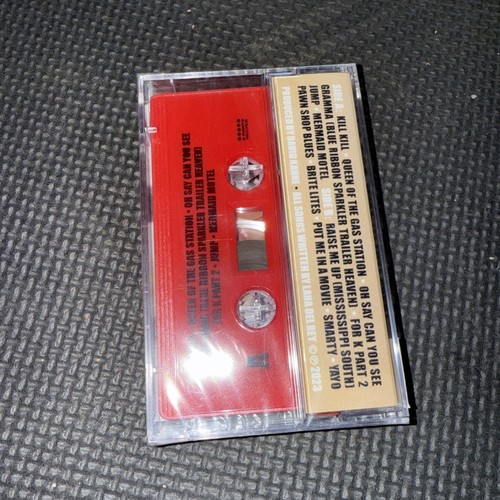Lana Del Ray A.K.A. Lizzy Grant Red Clear Cassette Tape 5 Points Records 2023 - Picture 3 of 11