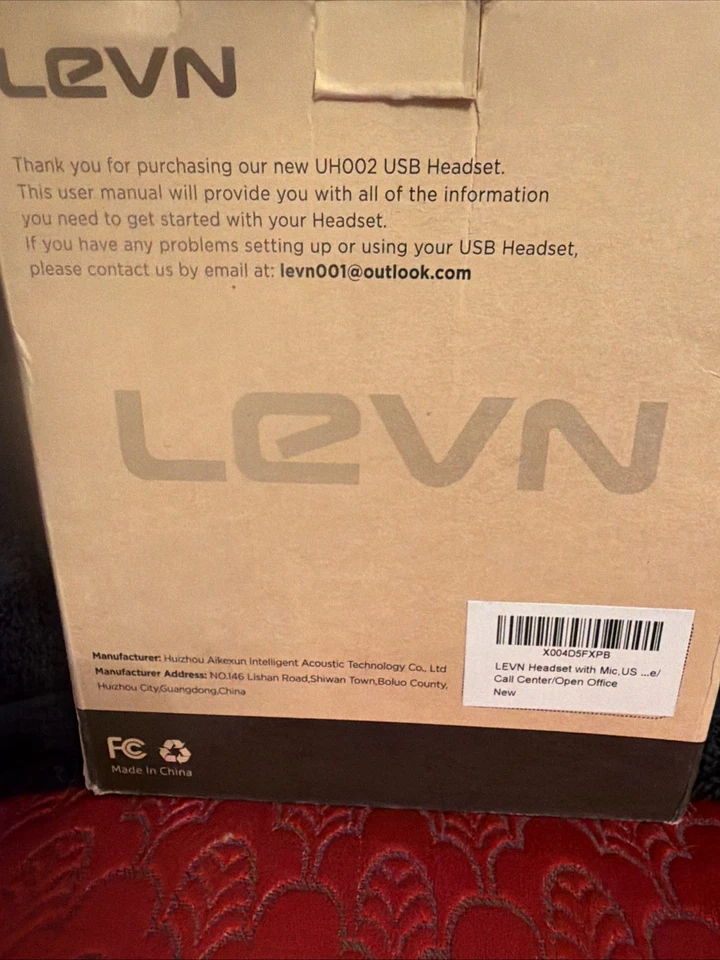 LEVN Headset with Mic, USB Headset with Microphone, Computer Headset UH002 - Image 3 of 4