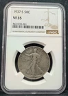 1937-S Walking Liberty Half Dollar NGC VF-35