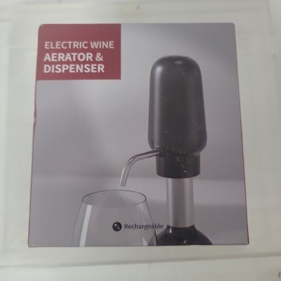 Electric Wine Aerator And Dispensor Rechargable 