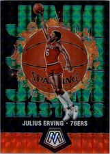 2019-20 Panini Mosaic Jam Masters Mosaic Green #2 Julius Erving - BSK