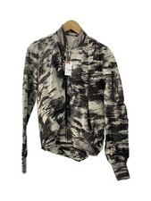 Rick Owens Jacket Cotton WHT All over pattern Swoop bomber jacket