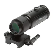 Sightmark T-5 Flip Magnifier 5X for Red Dot Sights 30mm Tube Matte Black