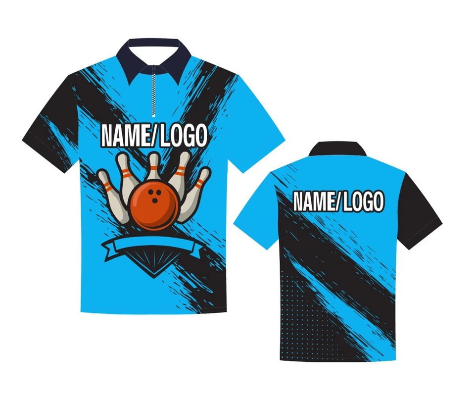 Custom Sublimated Bowling Shirt With Your Logo Personalized Team Team - Image 4 of 4