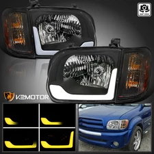Sequential Signal Fits 2005-2006 Tundra LED Switchback Headlights+Corner Lamp