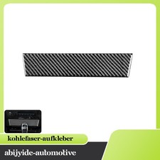 f�r BMW 6er E63 2004-2010 Mittelkonsole Abziehbildstreifen Kohlefaser Aufkleber