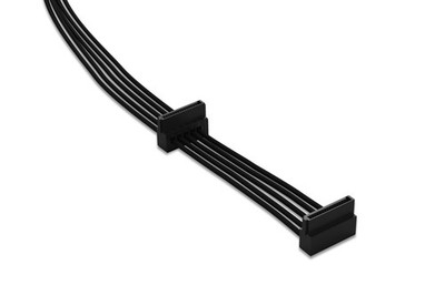 be quiet! CS-3420 SATA Stromkabel 0,4m 2x SATA 15-Pin BC021 Schwarz