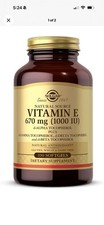 Solgar Vitamin E 670 mg (1000 IU), 100 caps E...