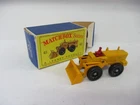 Matchbox Lesney Regular Wheels #43 Barford Tractor Shovel- red driver/ base, box