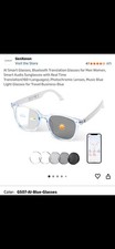 GenXenon Bluetooth Audio Smart Glasses, Blue Light Glasses NMIB