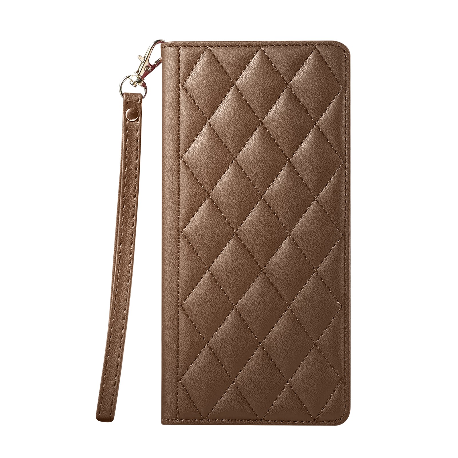 Étui portefeuille RFID en cuir marron avec support pour Samsung Galaxy S26 Avizar
